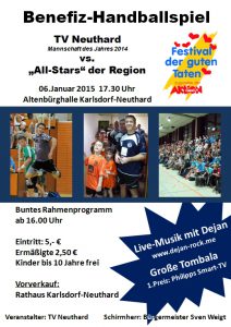 Benefizspiel TVN vs "All Stars der Region" @ Altenbürghalle Karlsdorf-Neuthard | Karlsdorf-Neuthard | Baden-Württemberg | Deutschland